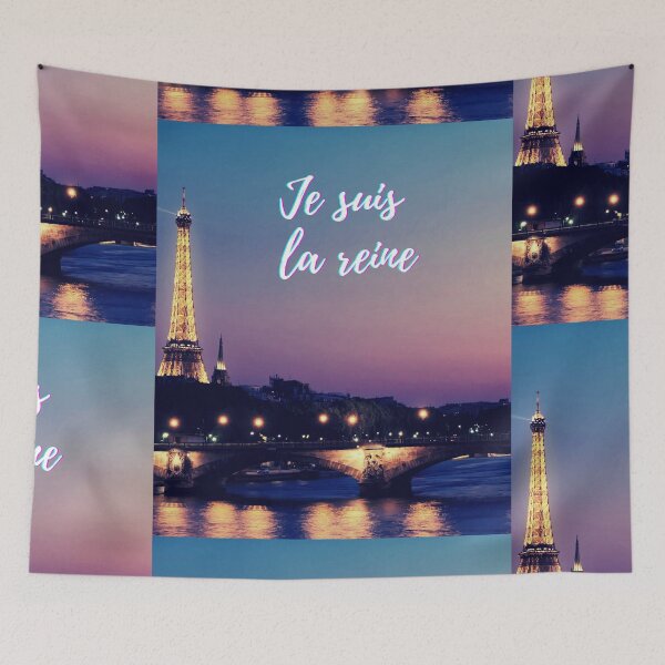 Item preview, I am the queen - popular french quotes theme gifts  designed and sold by RebelliousRosee.