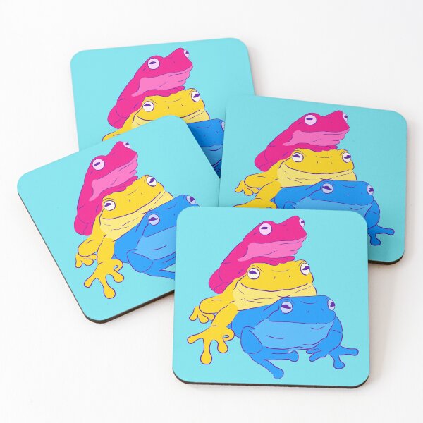 Item preview, Pansexual Pride Frog Stack designed and sold by Josie Richey.