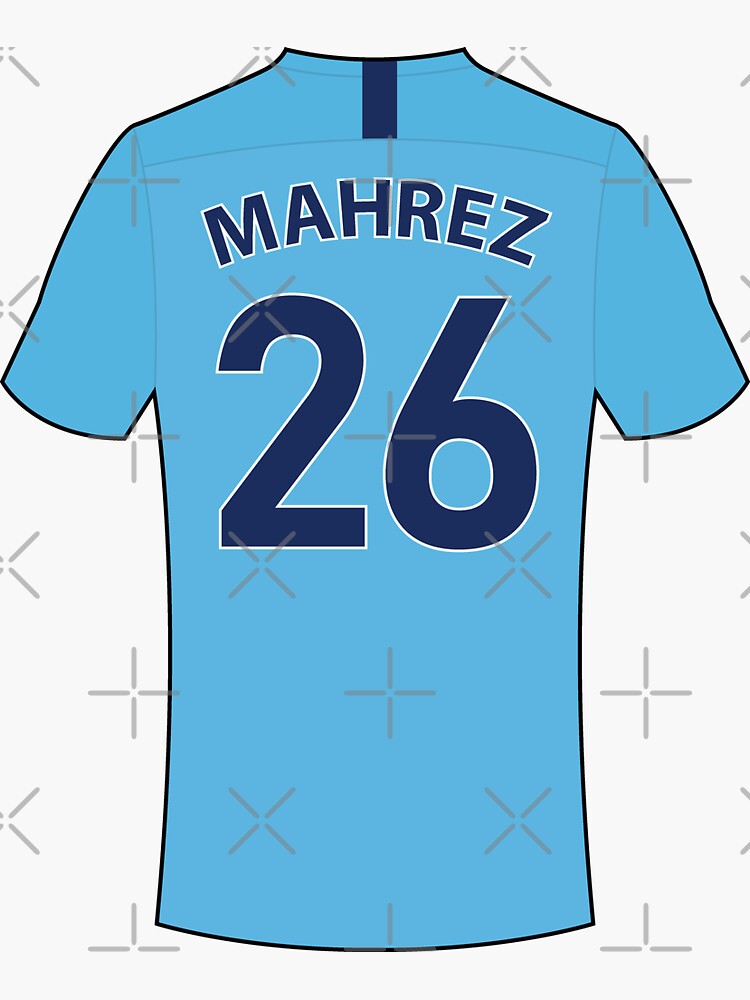 Riyad Mahrez football jersey with number Photographic Print for Sale by  Justtrendytees