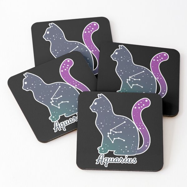 Item preview, Aquarius cat zodiac designed and sold by Astralia.