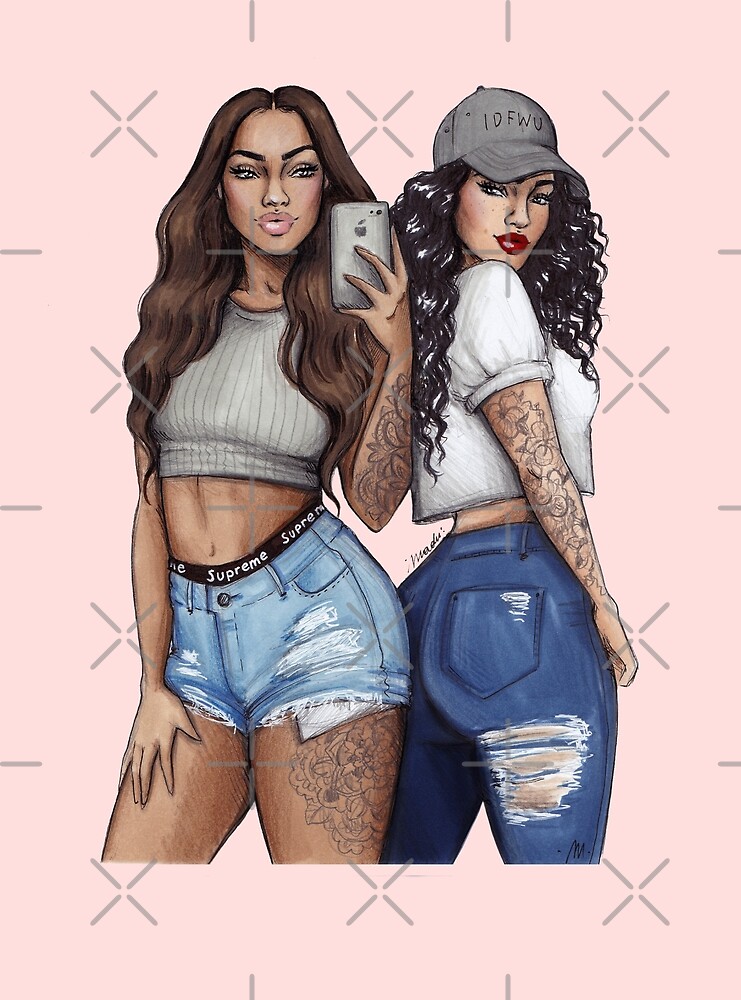 "Besties" by nataliamadej  Redbubble
