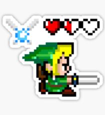 Zelda Pixel Art (Link) Sticker