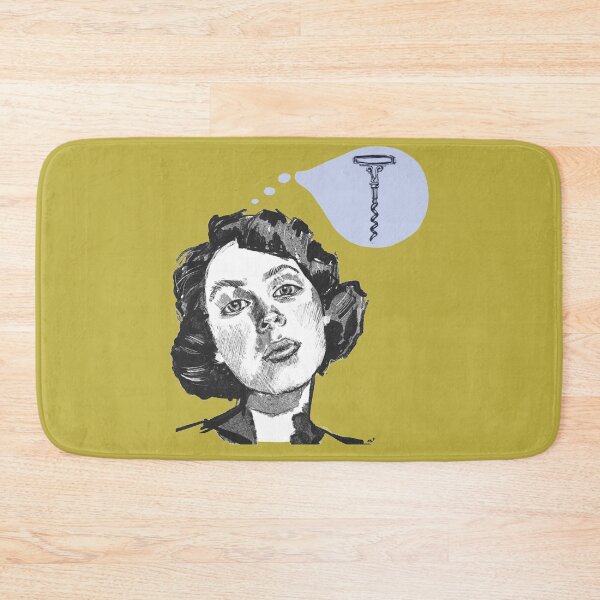 Item preview, What`s on your mind? - 50s style woman portrait designed and sold by Anna Dianda.