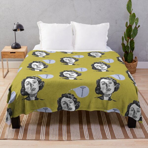 Item preview, What`s on your mind? - 50s style woman portrait designed and sold by Anna Dianda.