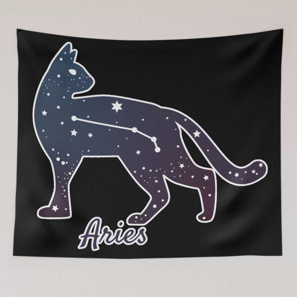 Item preview, Aries cat zodiac designed and sold by Astralia.