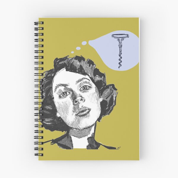 Item preview, What`s on your mind? - 50s style woman portrait designed and sold by Anna Dianda.