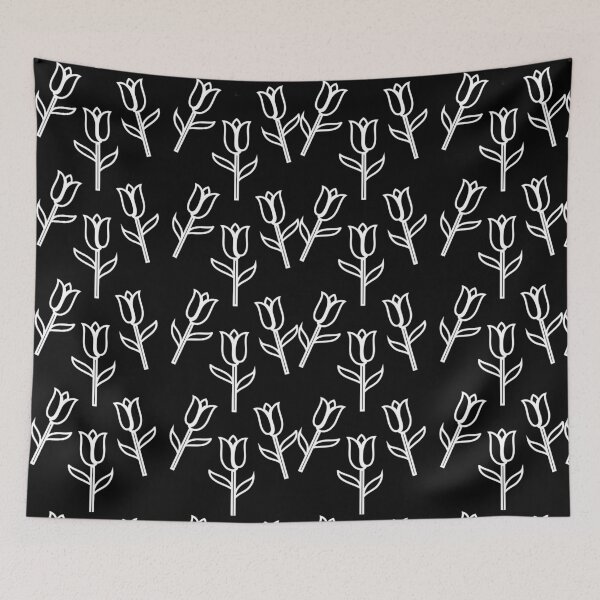 Item preview, Tulip Flowers White designed and sold by geminivibe.