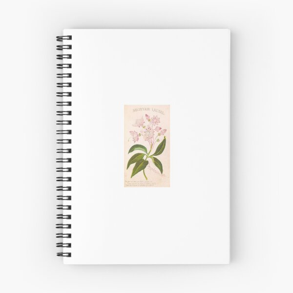Item preview, Mountain Laurel Flower Vintage Poster designed and sold by mapletiffany.