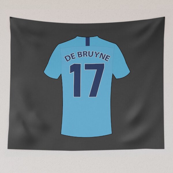 Item preview, Kevin De Bruyne football jersey with number designed and sold by Justtrendytees.