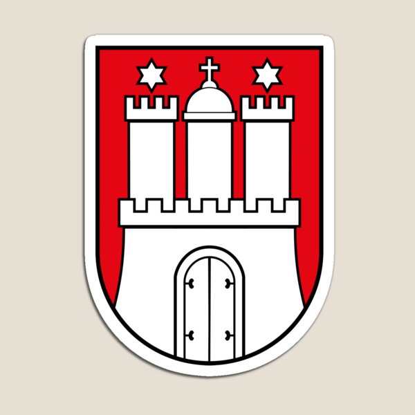Artikel-Vorschau von Wappen des Bundesland Hamburg, designt und verkauft von Calynko.