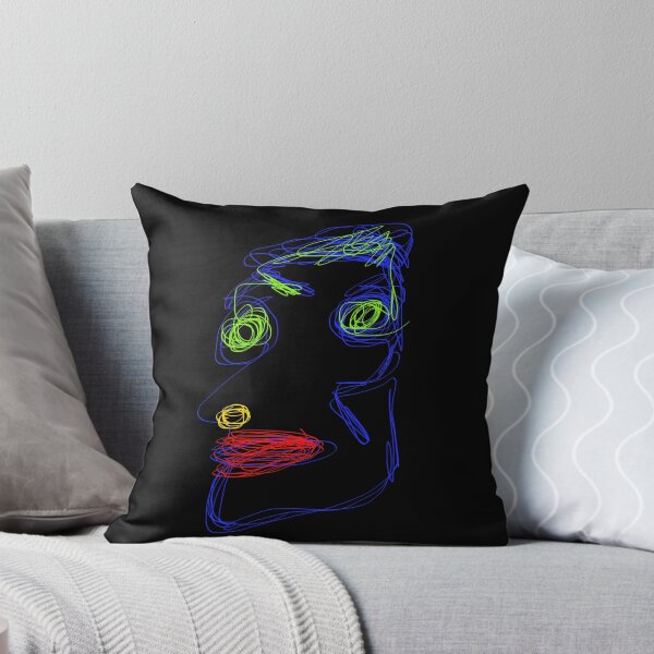 Item preview, Face made from individual color single lines designed and sold by PrintslyThings.