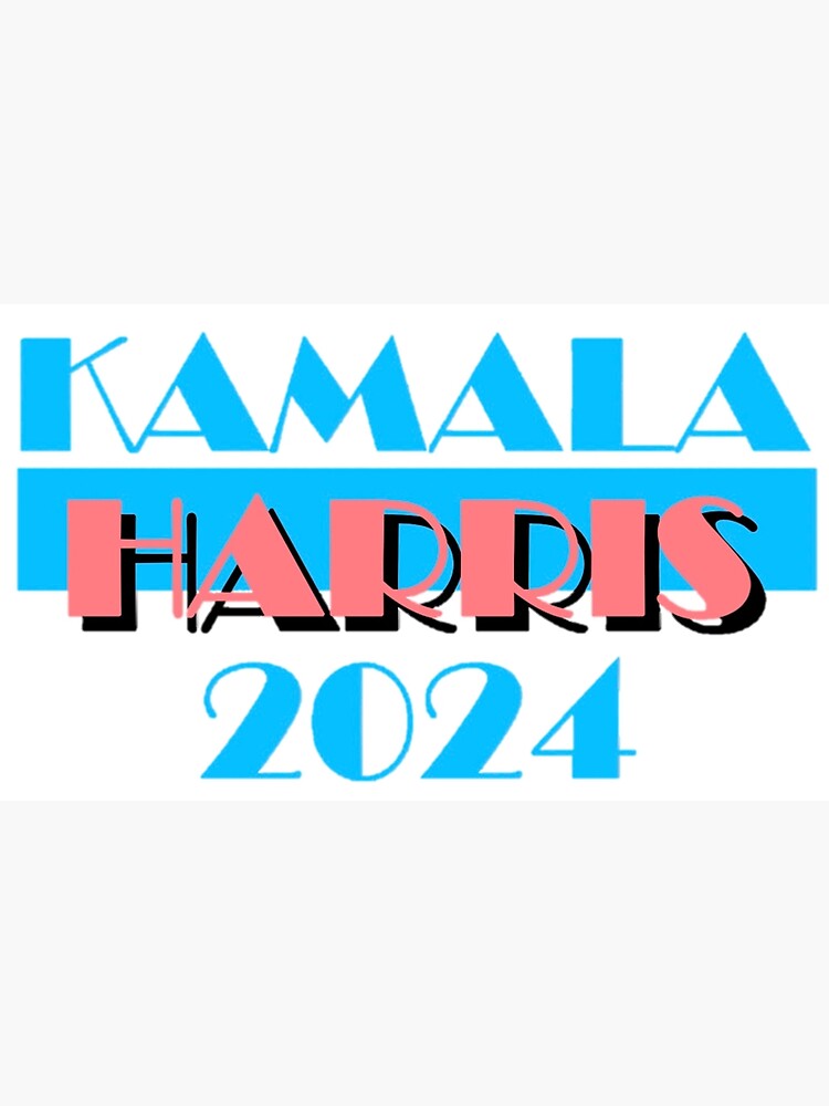 "Kamala Harris 2024 Presidential Campaign Design" Poster by BlackCow