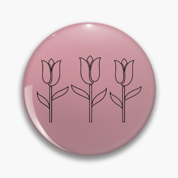 Item preview, Tulip Flowers Black designed and sold by geminivibe.