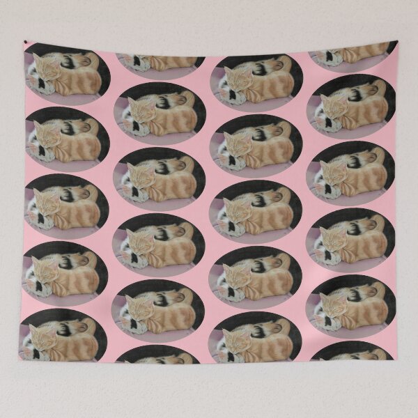 Item preview, Sleeping Kittens (pink) designed and sold by SandraWarmerdam.
