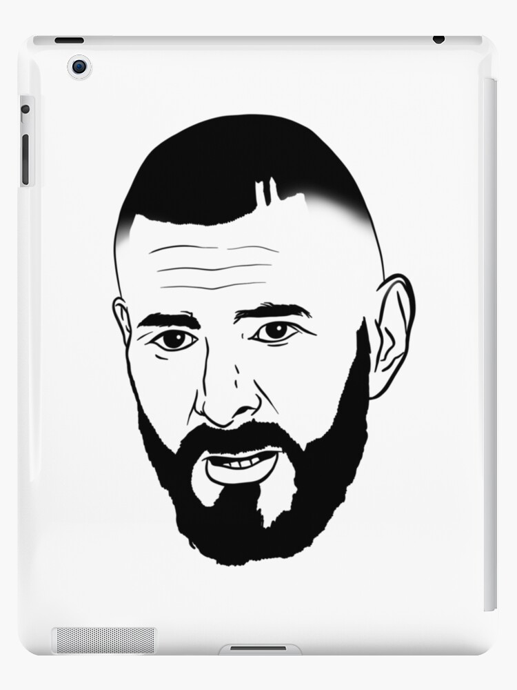 karim benzema drawing