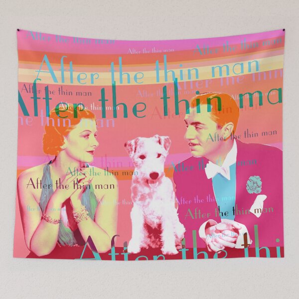 Item preview, After the thin man Actor, William Powell, Myra Loy, dog Asta designed and sold by Mauswohn.