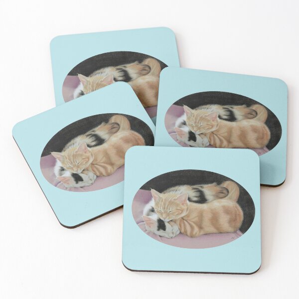 Item preview, Sleeping Kittens (blue) designed and sold by SandraWarmerdam.