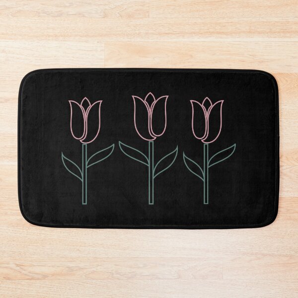 Item preview, Tulip Flowers Pink And Green designed and sold by geminivibe.