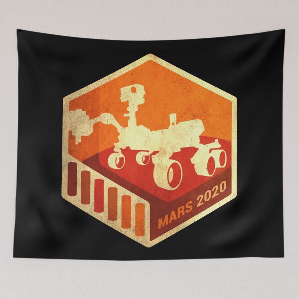 Item preview, Mars 2020 Rover Insignia - vintage look designed and sold by trendistudio.