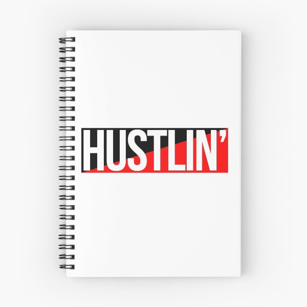 Item preview, Hustlin' Blk Red designed and sold by Tee4Daily.
