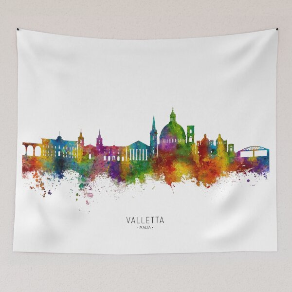 Item preview, Valletta Malta Skyline designed and sold by ArtPrints.
