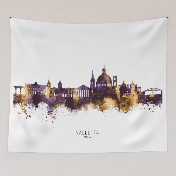 Item preview, Valletta Malta Skyline designed and sold by ArtPrints.