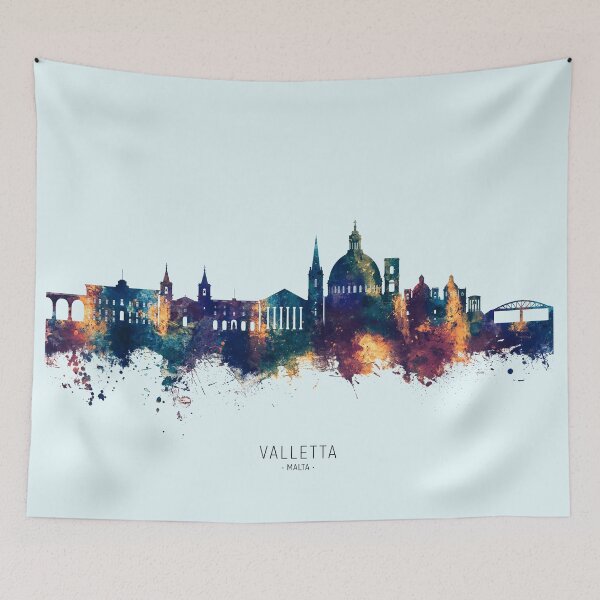 Item preview, Valletta Malta Skyline designed and sold by ArtPrints.