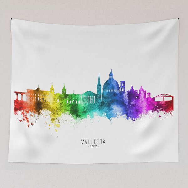 Item preview, Valletta Malta Skyline designed and sold by ArtPrints.