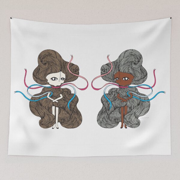 Item preview, longhair twin designed and sold by chintaparchu.