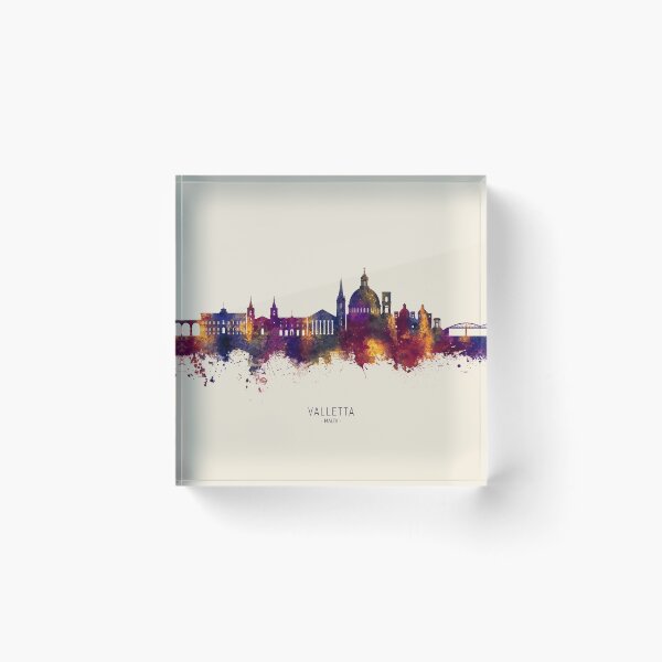 Item preview, Valletta Malta Skyline designed and sold by ArtPrints.