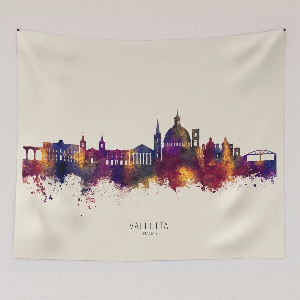 Item preview, Valletta Malta Skyline designed and sold by ArtPrints.