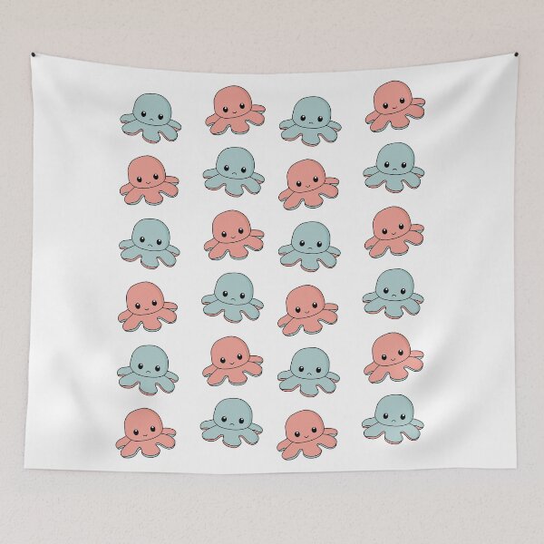 Item preview, Happy and Sad mood of octopus designed and sold by Butterfly-Dream.