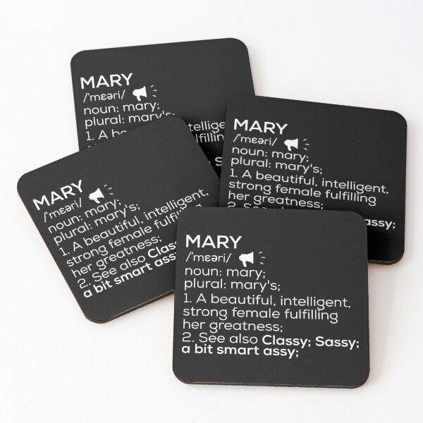 Item preview, Mary Name Definition designed and sold by Teelogic.