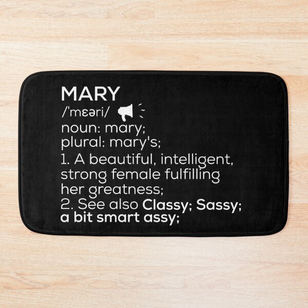 Item preview, Mary Name Definition designed and sold by Teelogic.