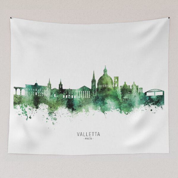 Item preview, Valletta Malta Skyline designed and sold by ArtPrints.
