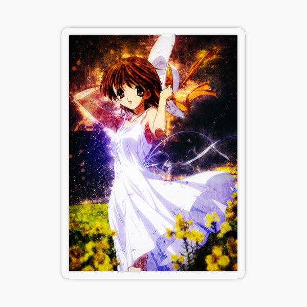 Nagisa Furukawa - Clannad Sticker for Sale by bian-ks