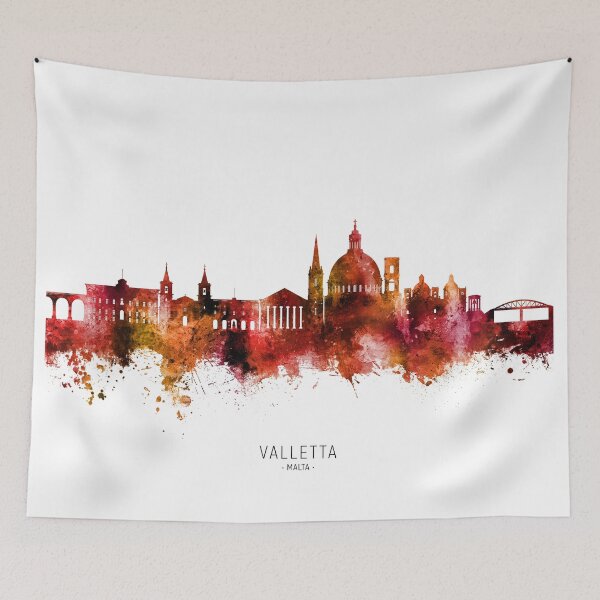 Item preview, Valletta Malta Skyline designed and sold by ArtPrints.