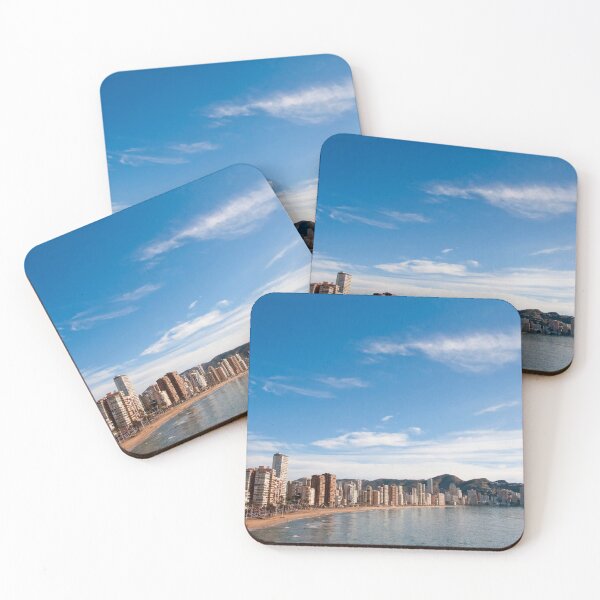 Item preview, Benidorm Levante Beach Mediterranean Coast Spain designed and sold by AndyEvansPhotos.