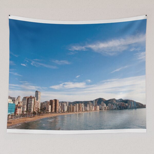 Item preview, Benidorm Levante Beach Mediterranean Coast Spain designed and sold by AndyEvansPhotos.