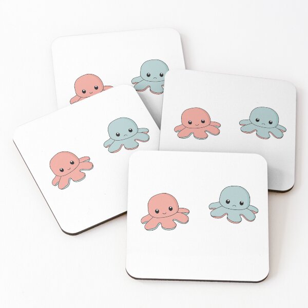 Item preview, Happy and Sad mood of octopus designed and sold by Butterfly-Dream.