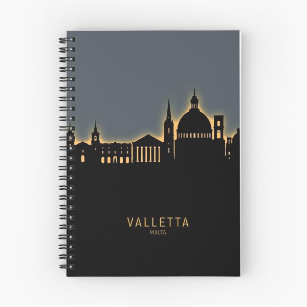 Artikelvorschau, Valletta Malta Skyline entworfen und verkauft von ArtPrints.