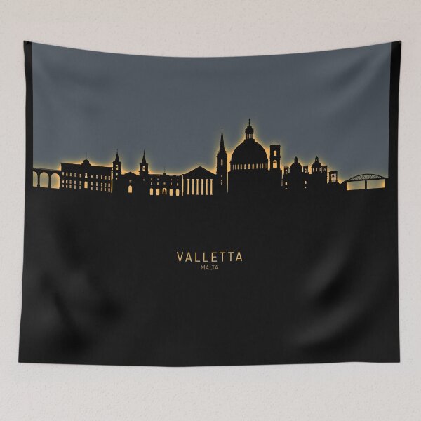 Item preview, Valletta Malta Skyline designed and sold by ArtPrints.