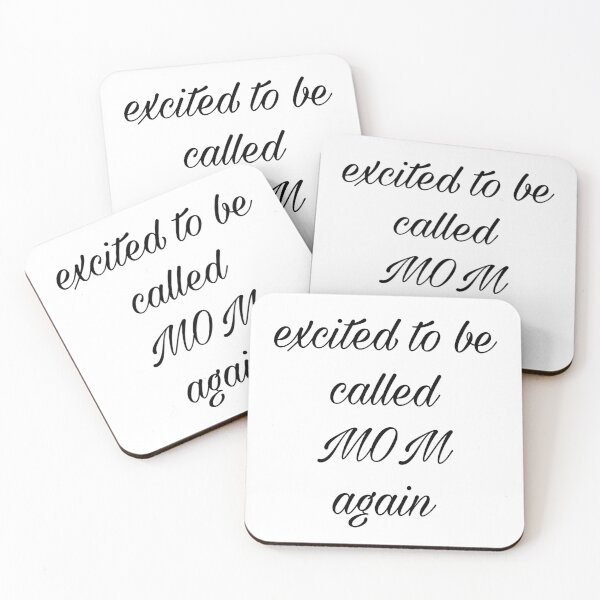 Item preview, Excited To Be Called Mom Again designed and sold by Yeewen88.