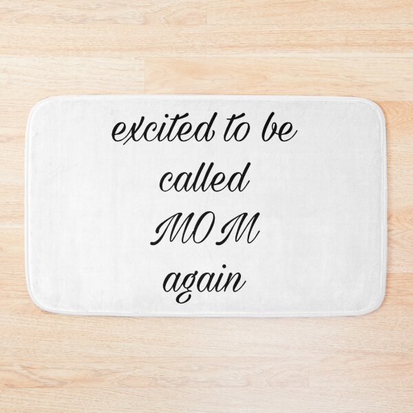Item preview, Excited To Be Called Mom Again designed and sold by Yeewen88.