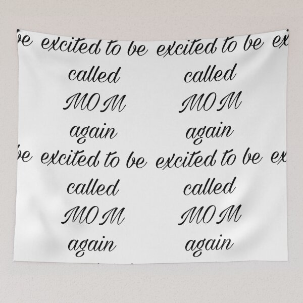 Item preview, Excited To Be Called Mom Again designed and sold by Yeewen88.