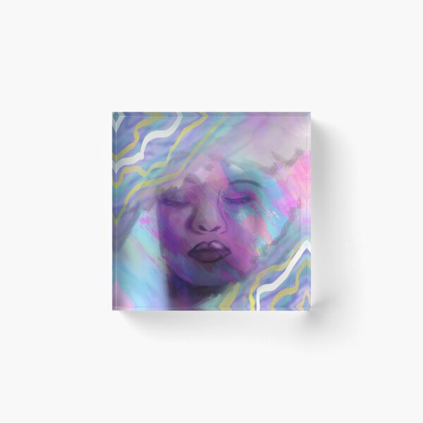 Item preview, psychedelic portrait designed and sold by lilpainterguy.