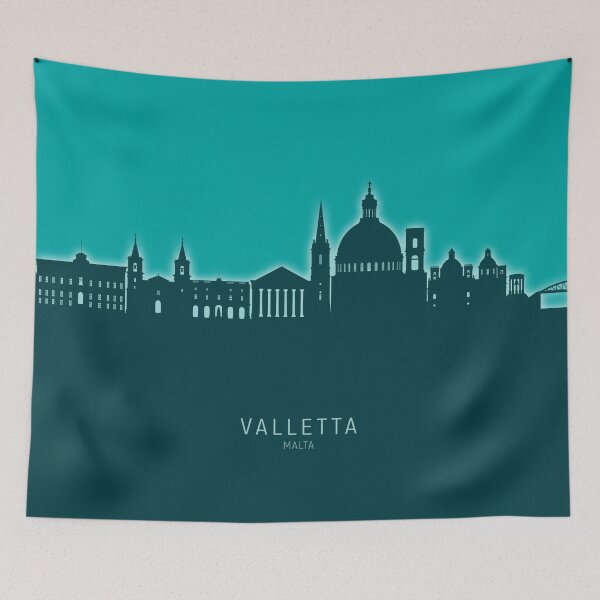 Item preview, Valletta Malta Skyline designed and sold by ArtPrints.