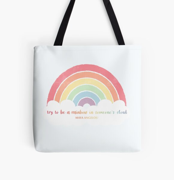 Rain and Rainbows - Dolly Parton Quote Tote Bag for Sale by TRB