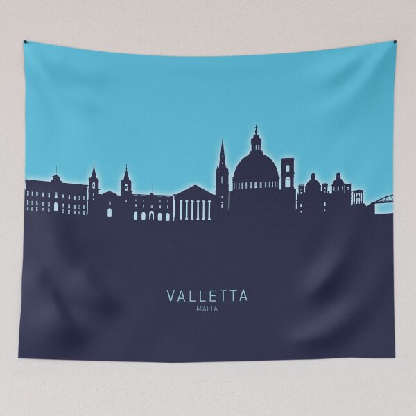 Item preview, Valletta Malta Skyline designed and sold by ArtPrints.