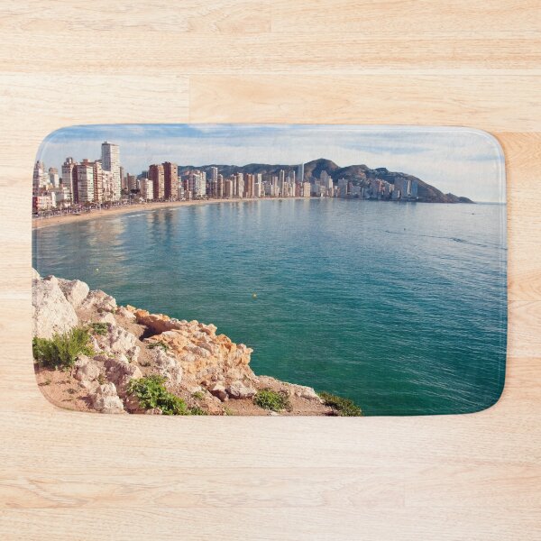 Item preview, Benidorm Levante Beach Mediterranean Coast Spain designed and sold by AndyEvansPhotos.